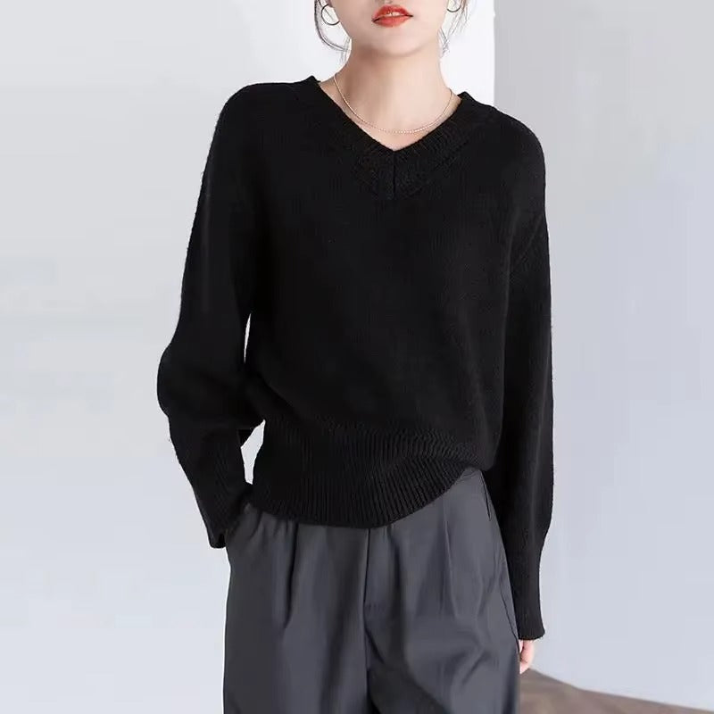 Maglione ELYRA™ a Scollo a V Morbido