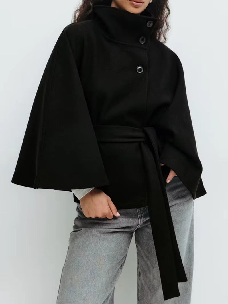 Cappotto ELARA™ con Mantella e Cintura