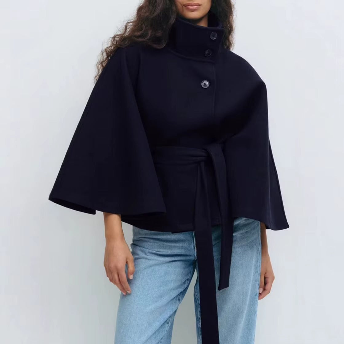 Cappotto ELARA™ con Mantella e Cintura