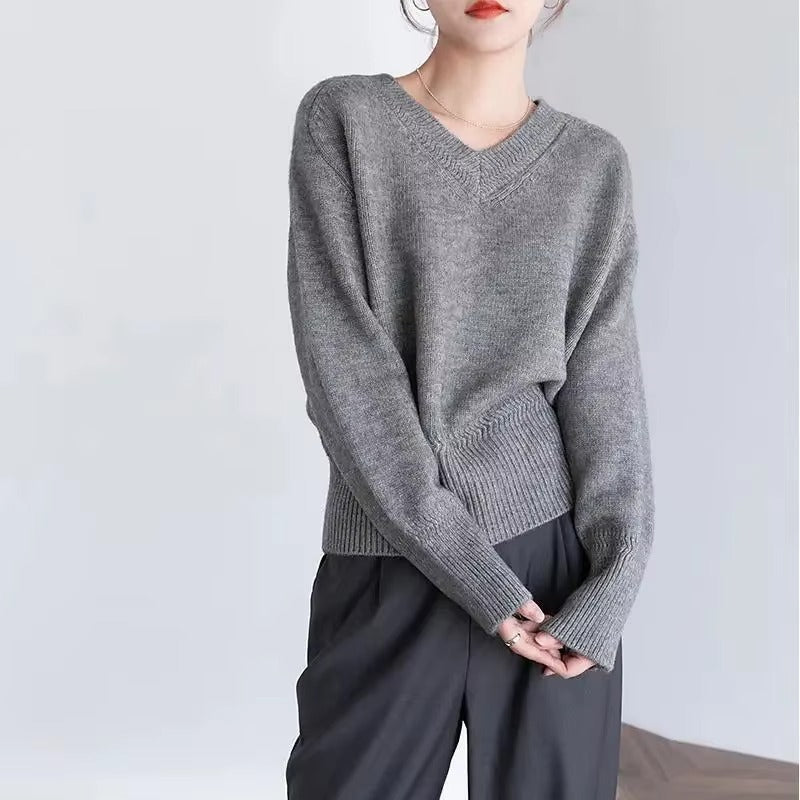 Maglione ELYRA™ a Scollo a V Morbido